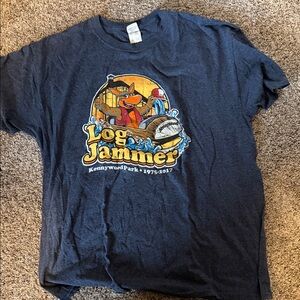 Fruit of the Loom Kennywood Log Jammer Kenny Men's Graphic Tee - Dark Blue